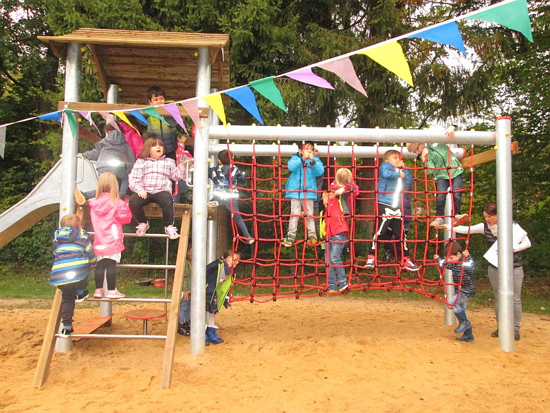 AWO Kindergarten Erna Schmitz Wipperfürth Spielturm