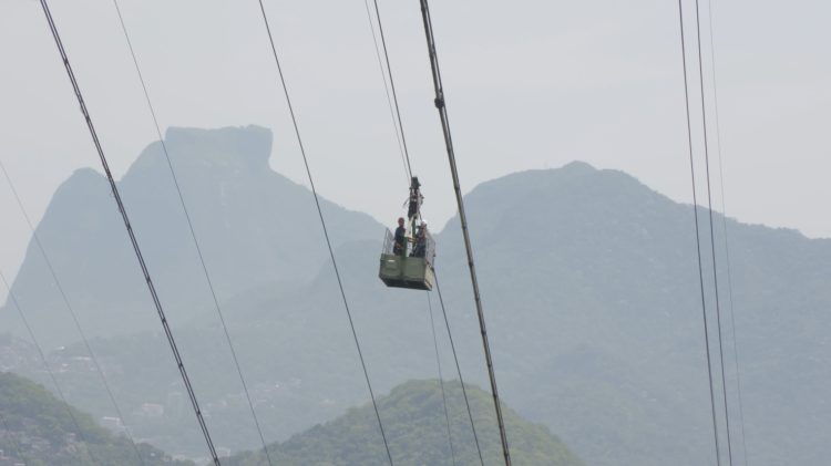 Johannes Grasser, Zuckerhut Rio de Janeiro, Logistik Gondel