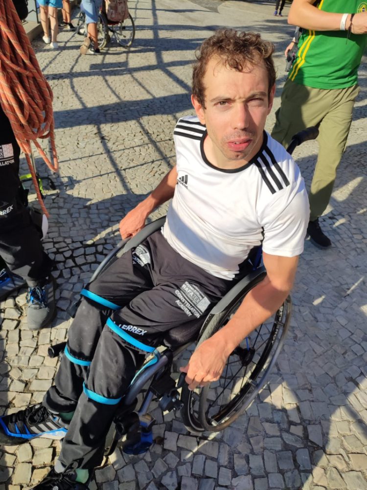 Johnny Grasser Bamberg, Rollstuhlfahrer, Extremsportler mit Behinderung